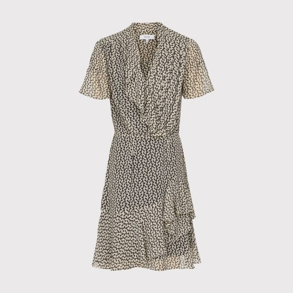 NWT REISS | $330 Paris Ruffled Mini Dress - Picture 3 of 5